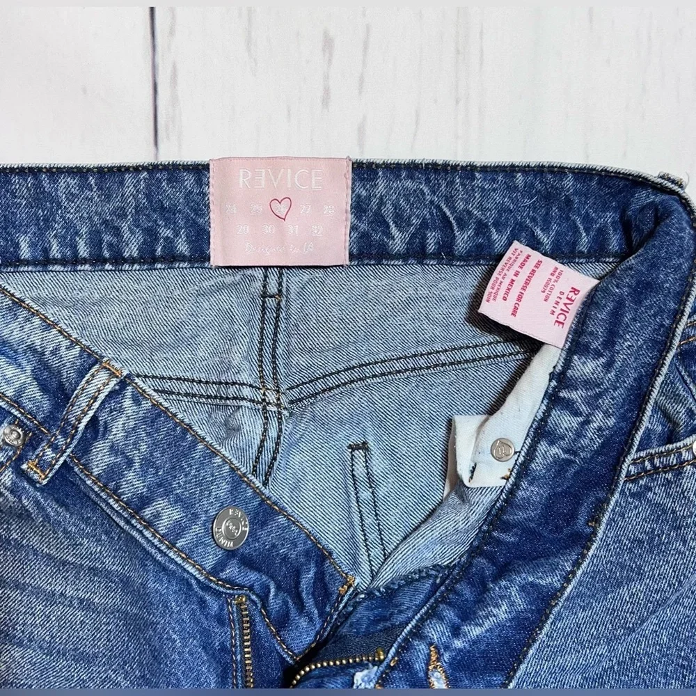 Revice V-Waist Straight Leg Jeans - Picture 5 of 7